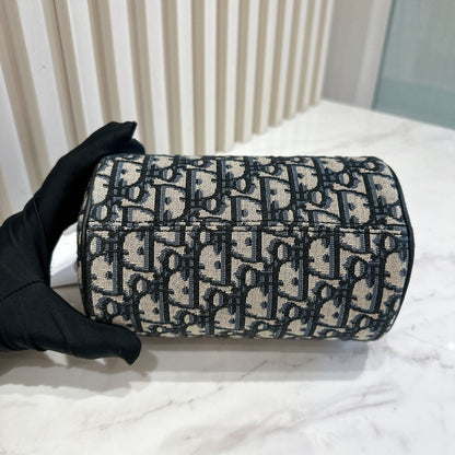Dior Blue Oblique Jacquard Mini Roller