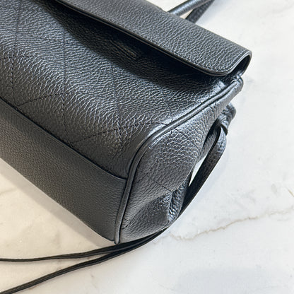 Chanel Black Caviar 26S Small Shopping Tote