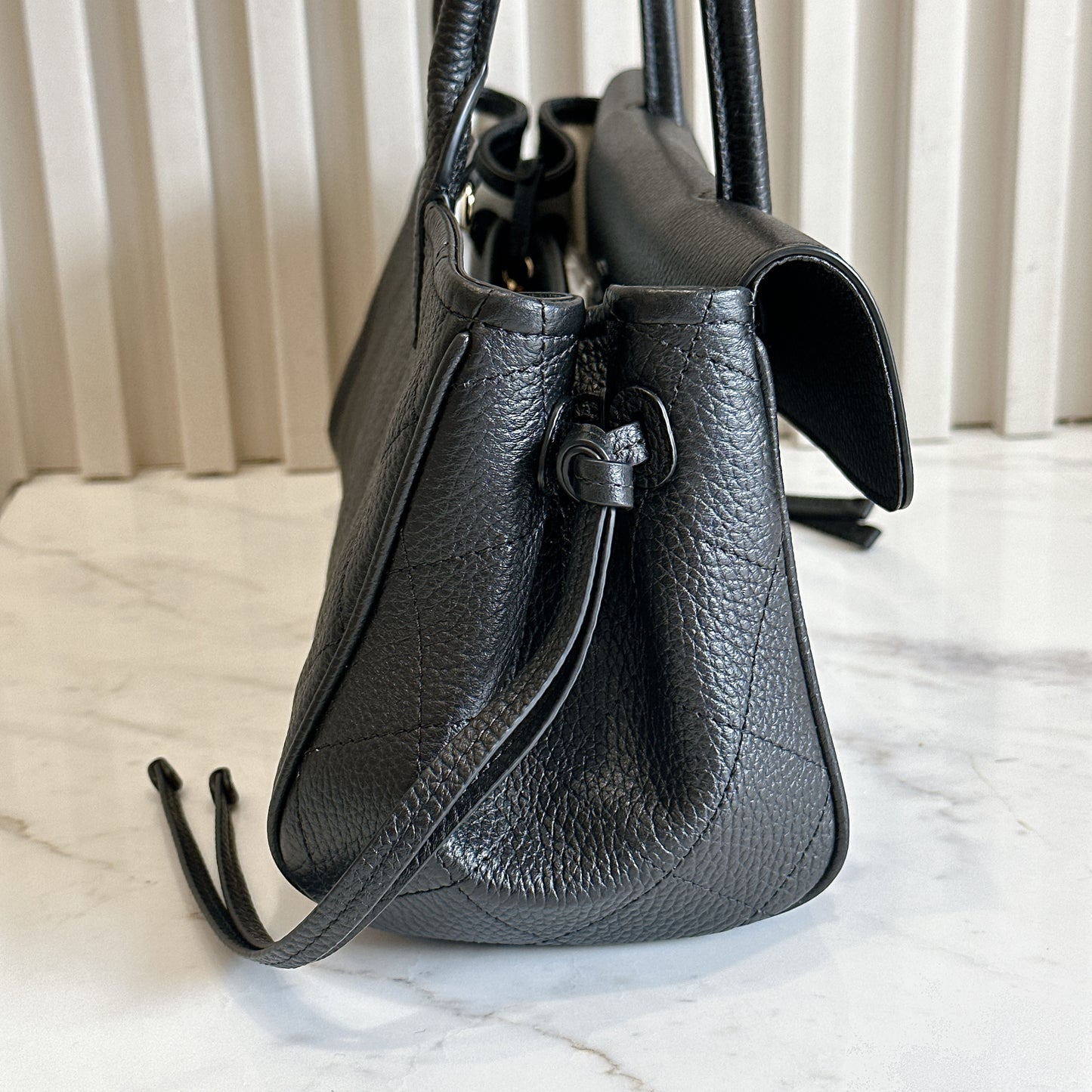 Chanel Black Caviar 26S Small Shopping Tote