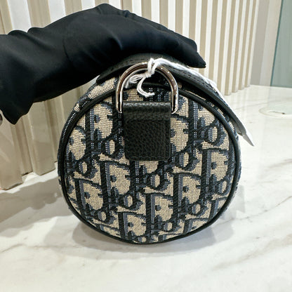 Dior Blue Oblique Jacquard Mini Roller