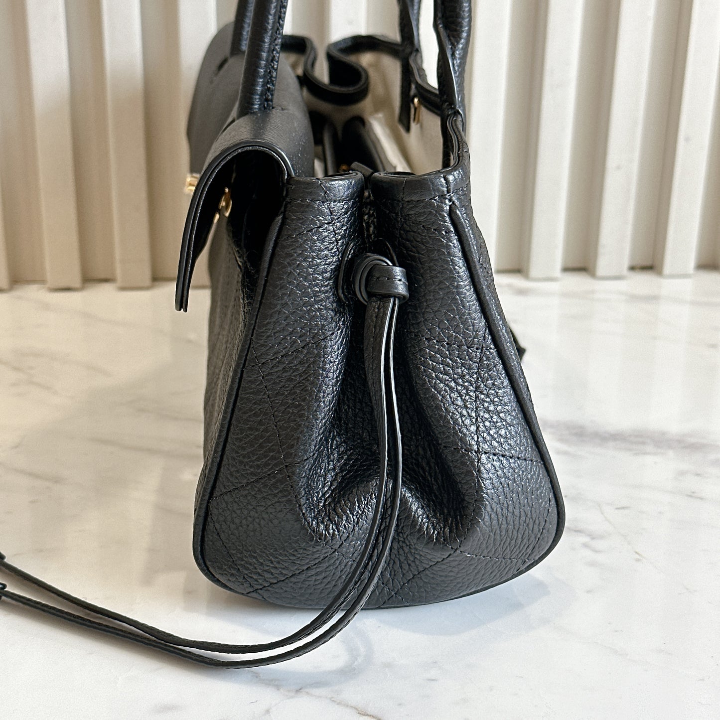 Chanel Black Caviar 26S Small Shopping Tote
