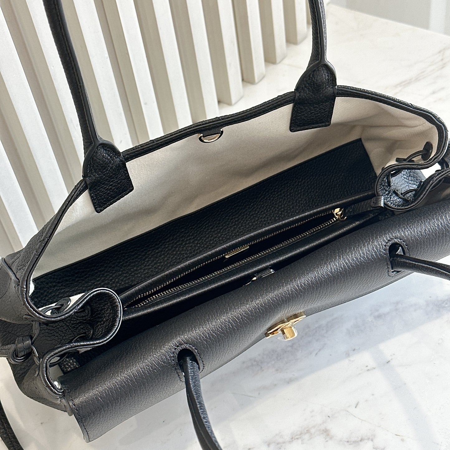 Chanel Black Caviar 26S Small Shopping Tote