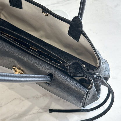 Chanel Black Caviar 26S Small Shopping Tote