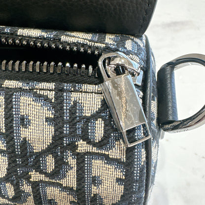 Dior Blue Oblique Jacquard Mini Roller