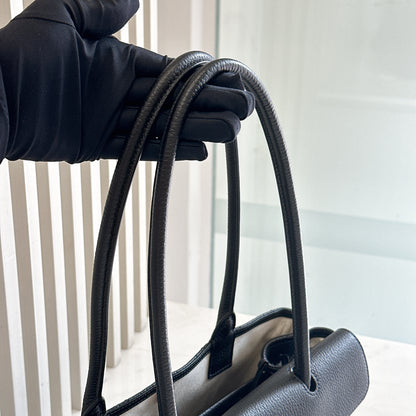 Chanel Black Caviar 26S Small Shopping Tote