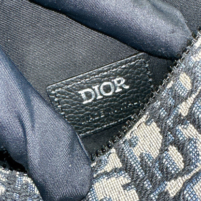 Dior Blue Oblique Jacquard Mini Roller