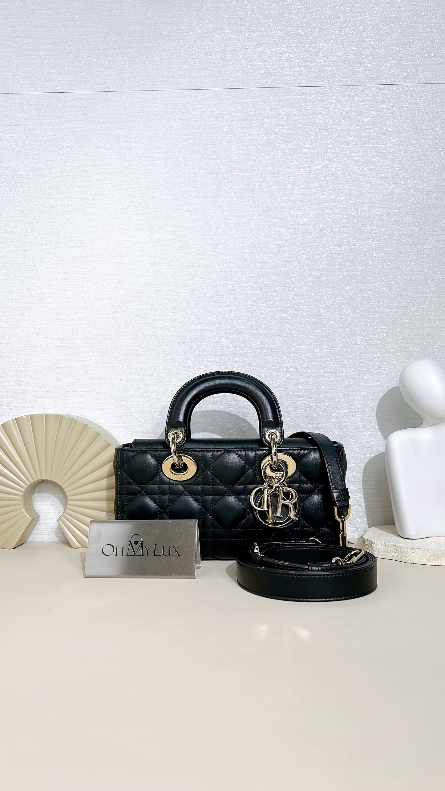 Lady D Joy Small in Black GHW
