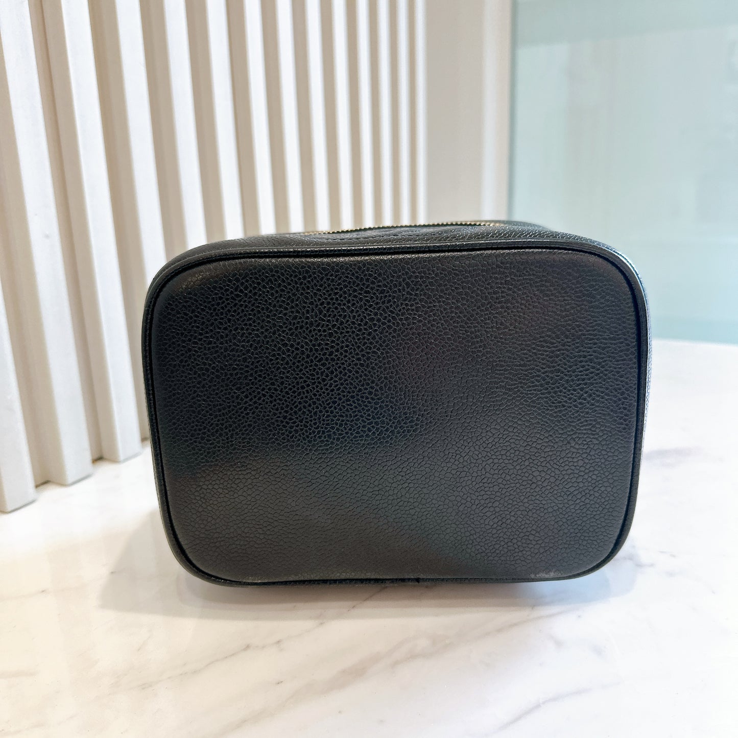 Chanel Timeless Vanity Case in Black Caviar