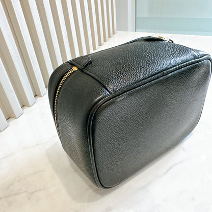 Chanel Timeless Vanity Case in Black Caviar