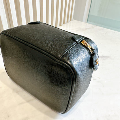Chanel Timeless Vanity Case in Black Caviar