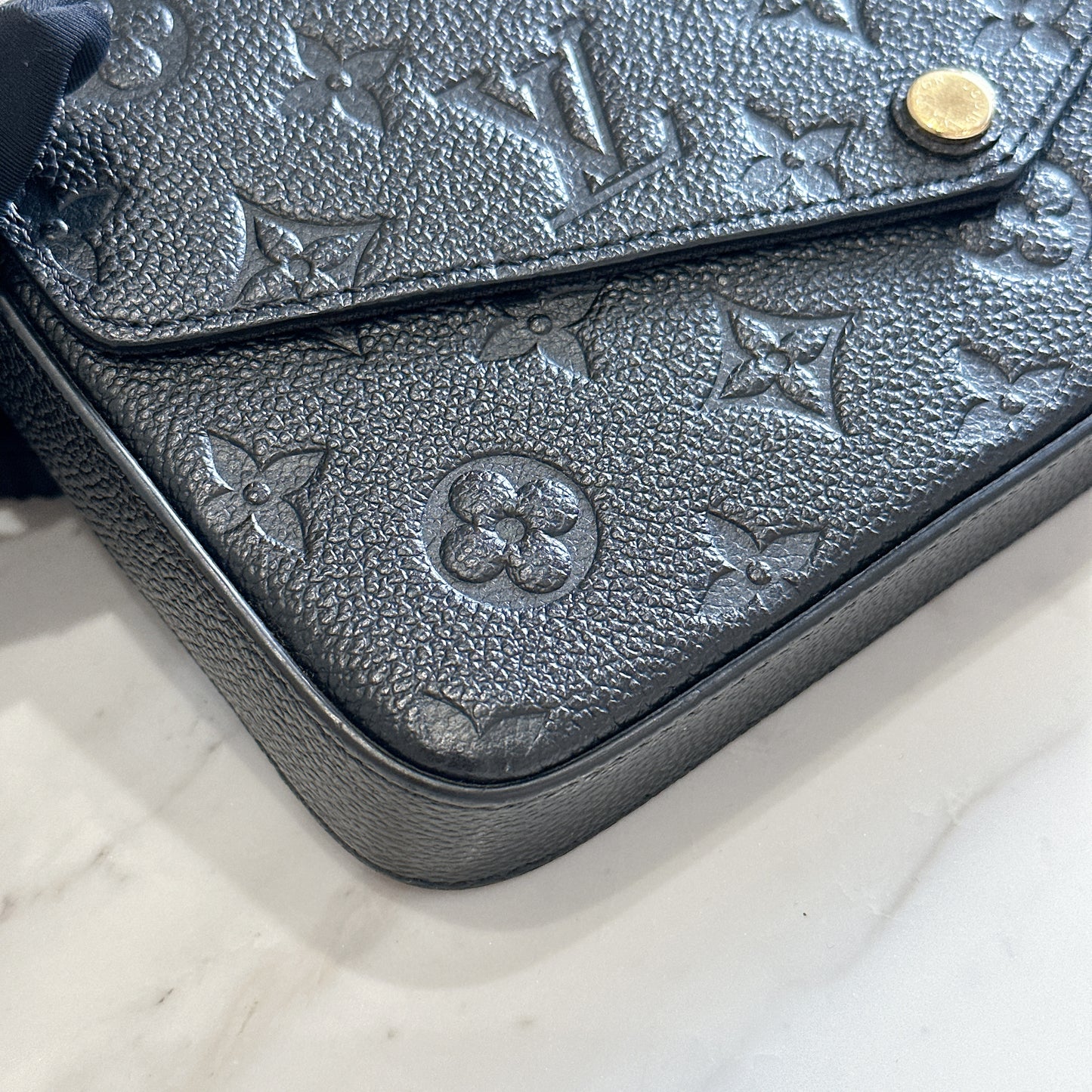 LV Monogram Empriente Felicie Pochette in Black