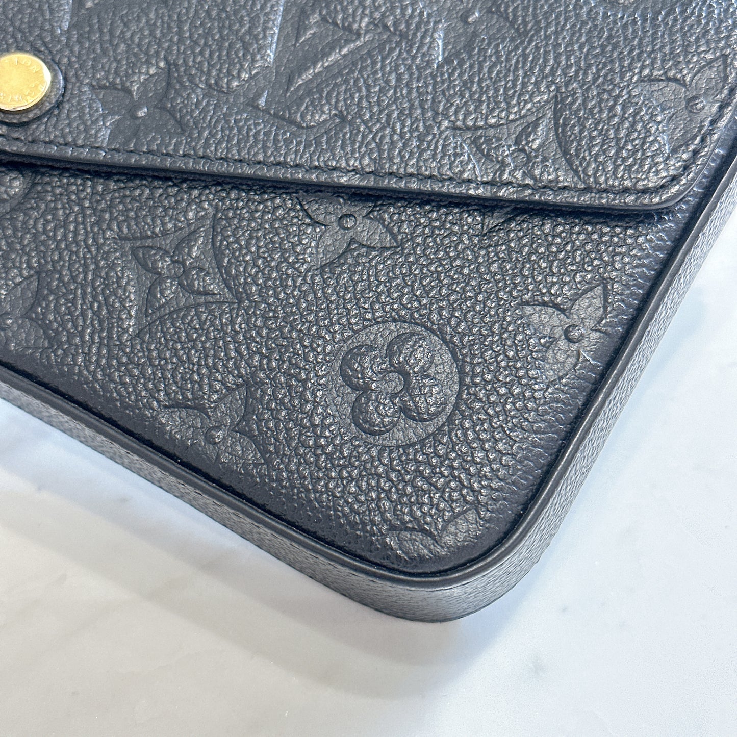 LV Monogram Empriente Felicie Pochette in Black
