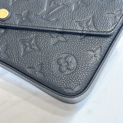 LV Monogram Empriente Felicie Pochette in Black