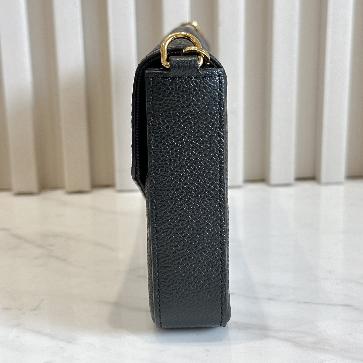 LV Monogram Empriente Felicie Pochette in Black