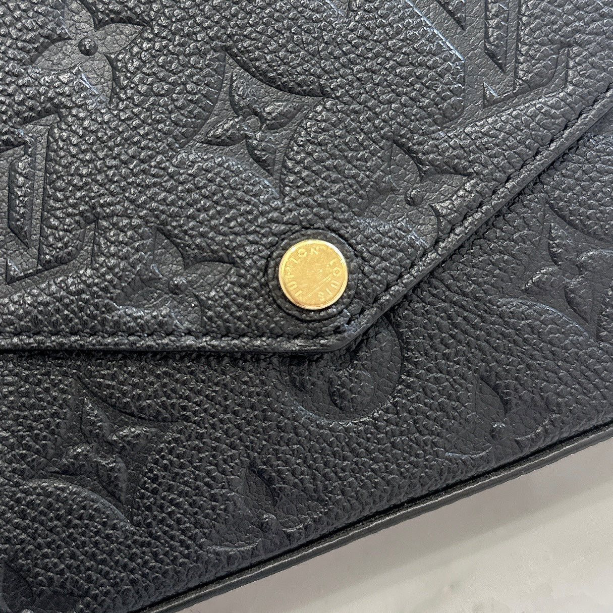 LV Monogram Empriente Felicie Pochette in Black