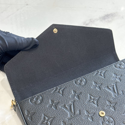 LV Monogram Empriente Felicie Pochette in Black