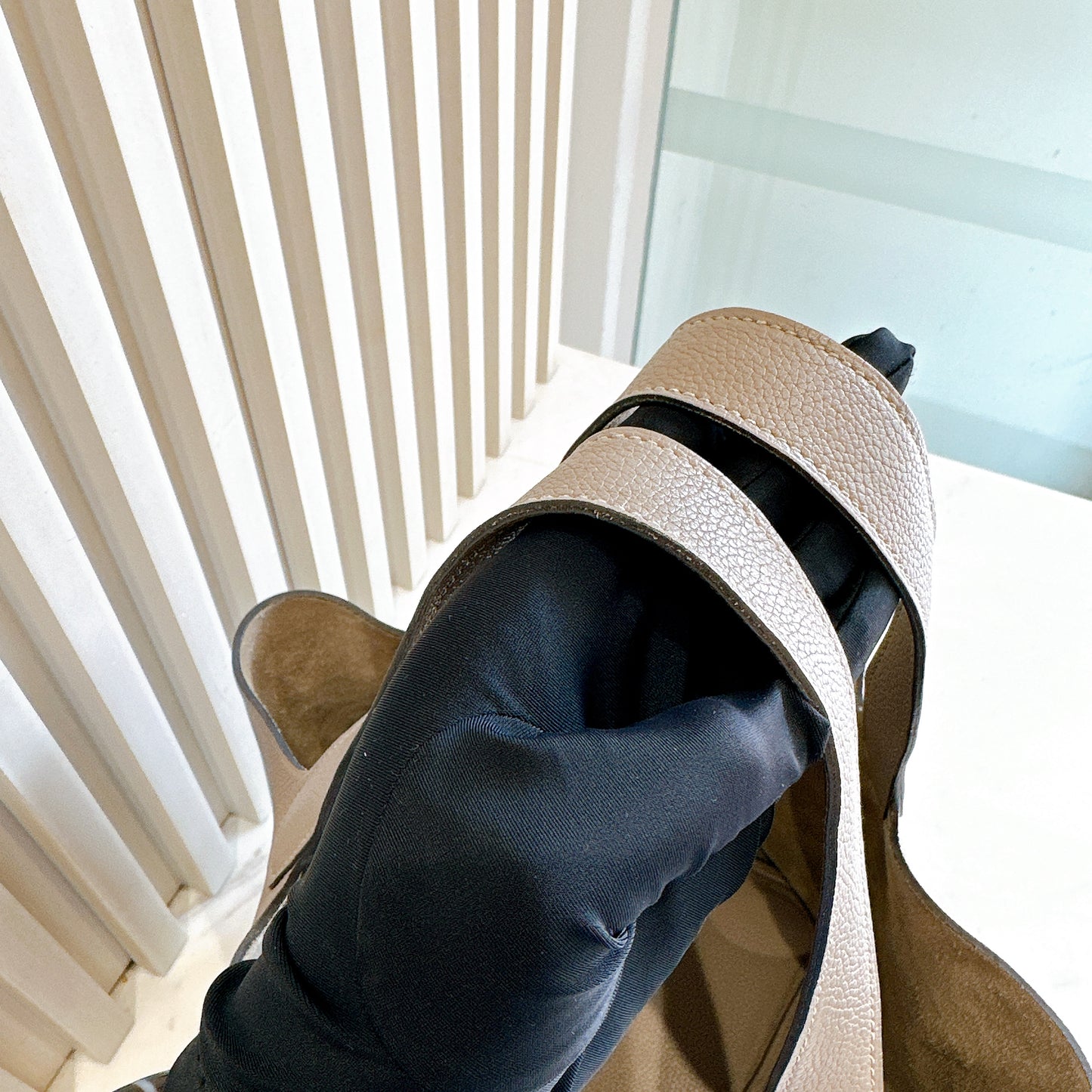 Hermes Picotin 22 Gris Asphalte in Taurillon Clemence Leather