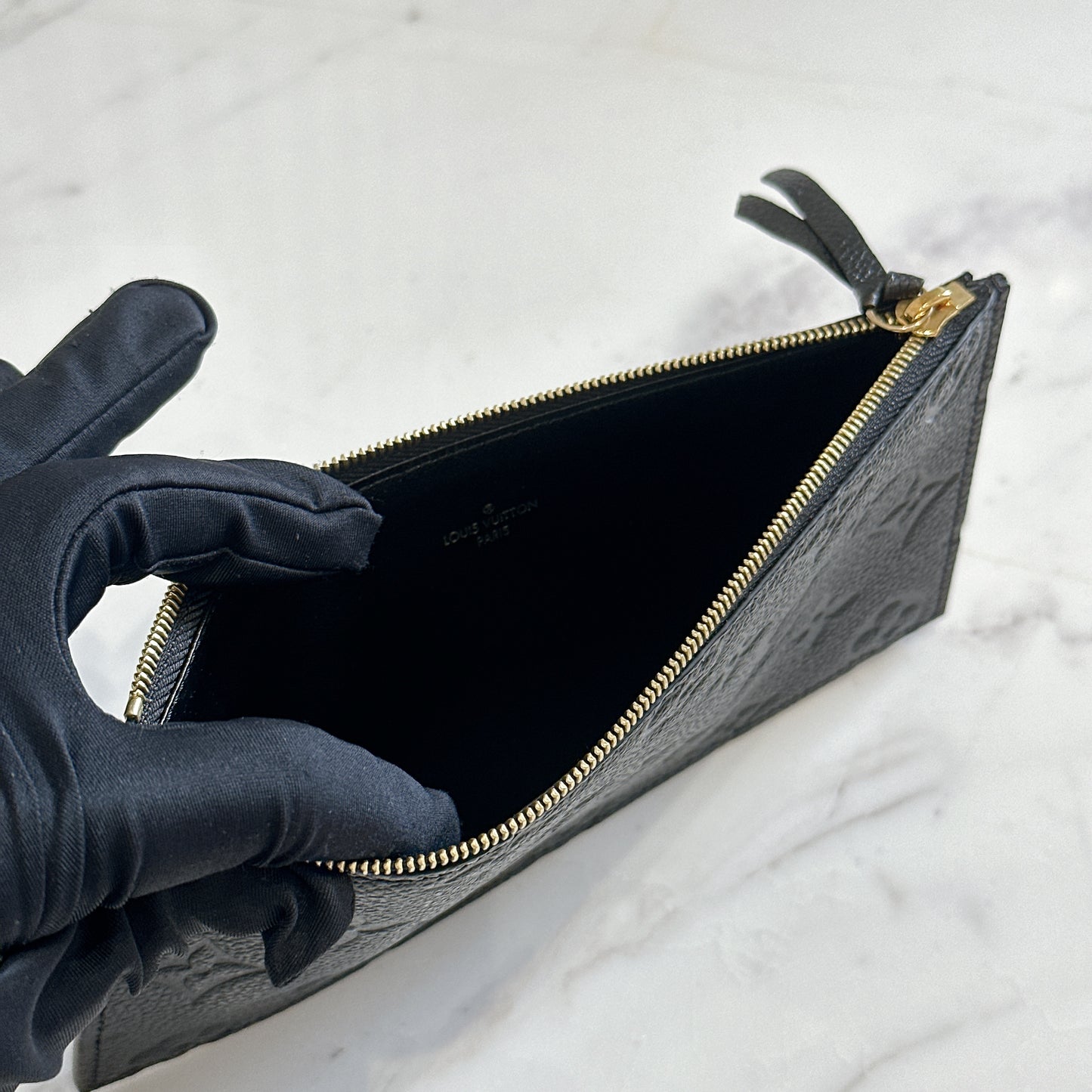 LV Monogram Empriente Felicie Pochette in Black