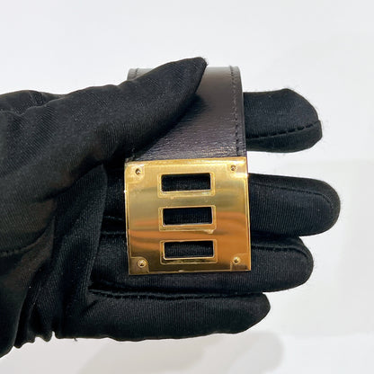 Hermes Kelly Dog Bracelet In Black