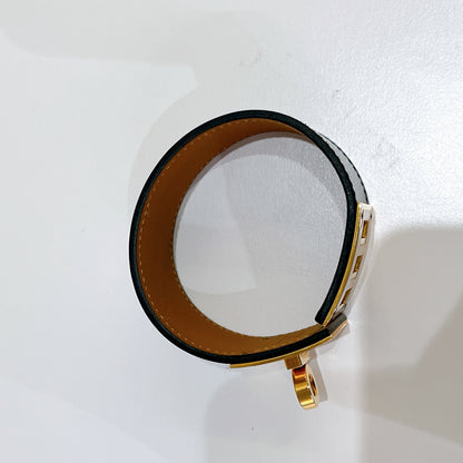 Hermes Kelly Dog Bracelet In Black