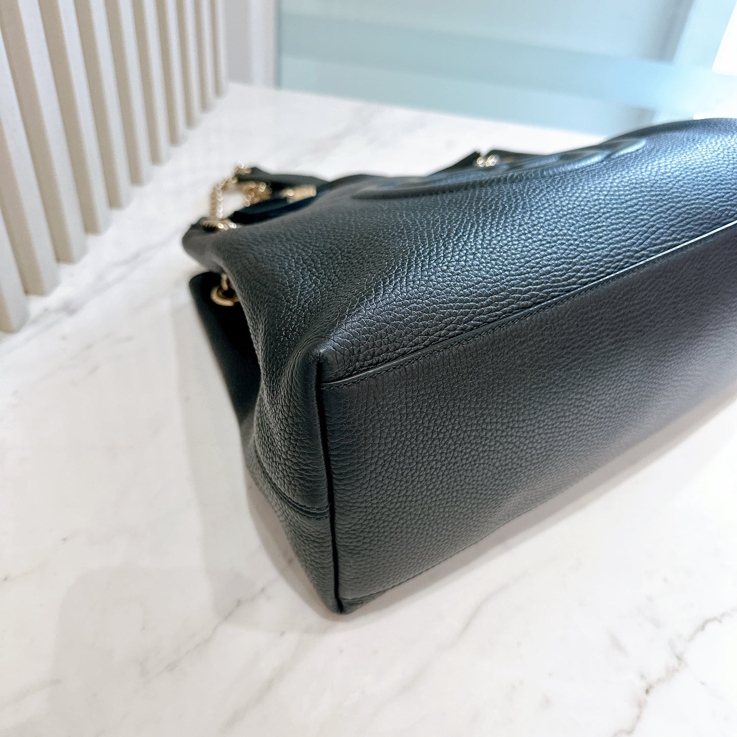 Gucci Soho Black Leather Handbag