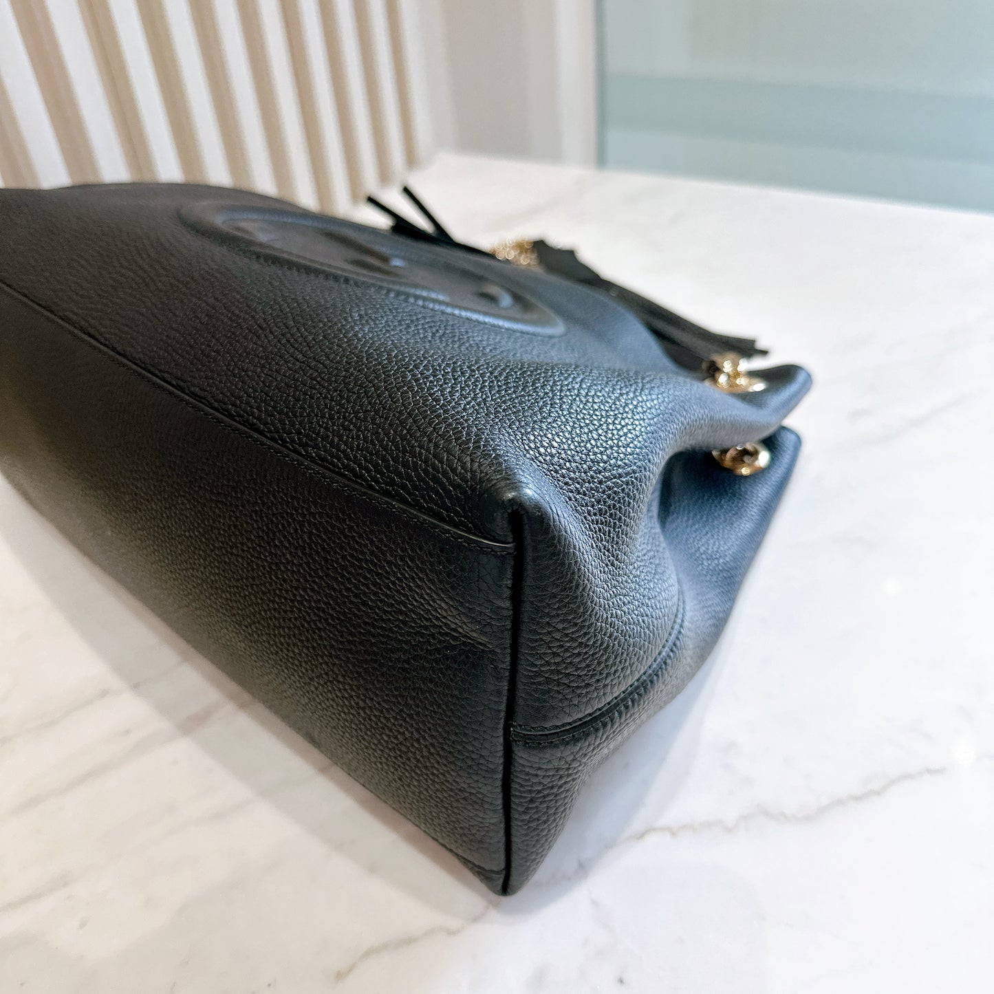 Gucci Soho Black Leather Handbag