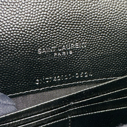 YSL Small WOC in Black SHW