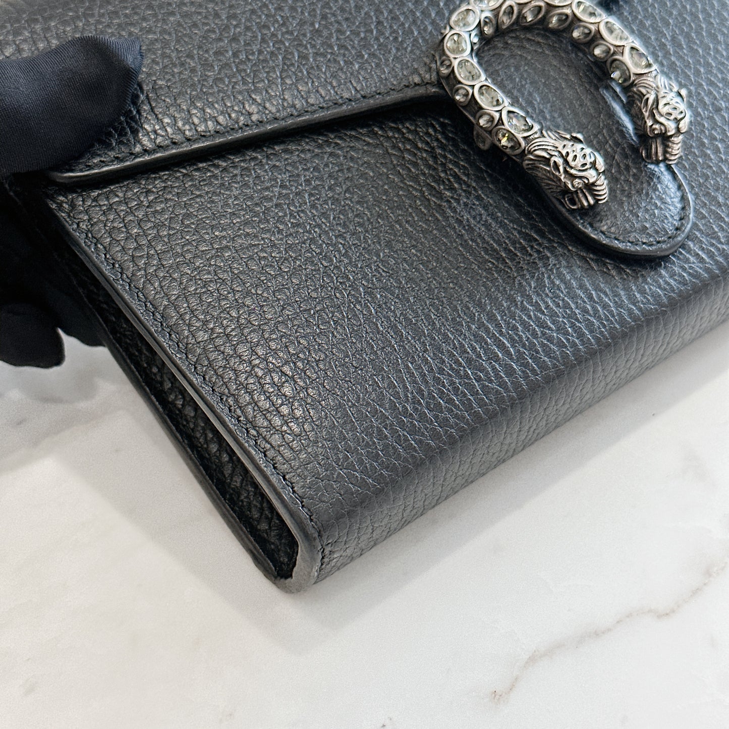 Gucci Dionysus Wallet On Chain in Black