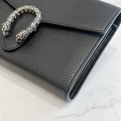 Gucci Dionysus Wallet On Chain in Black