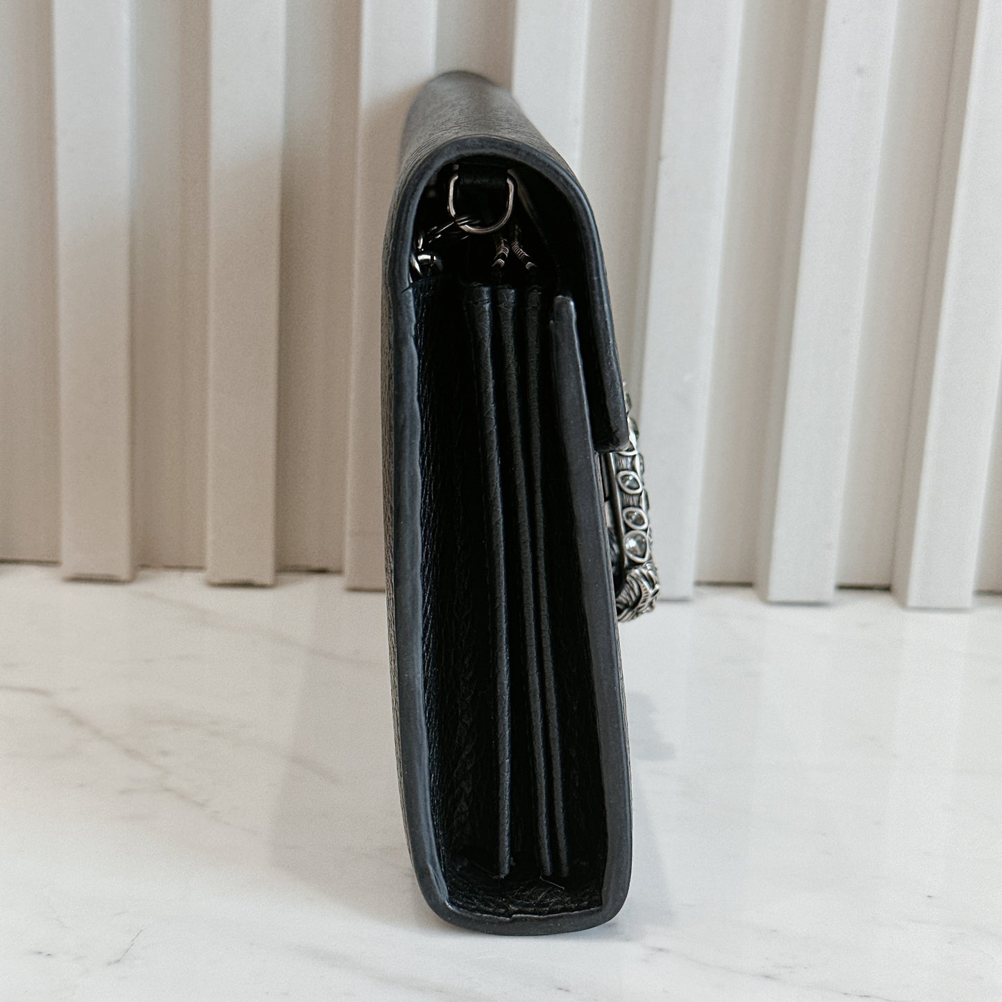 Gucci Dionysus Wallet On Chain in Black