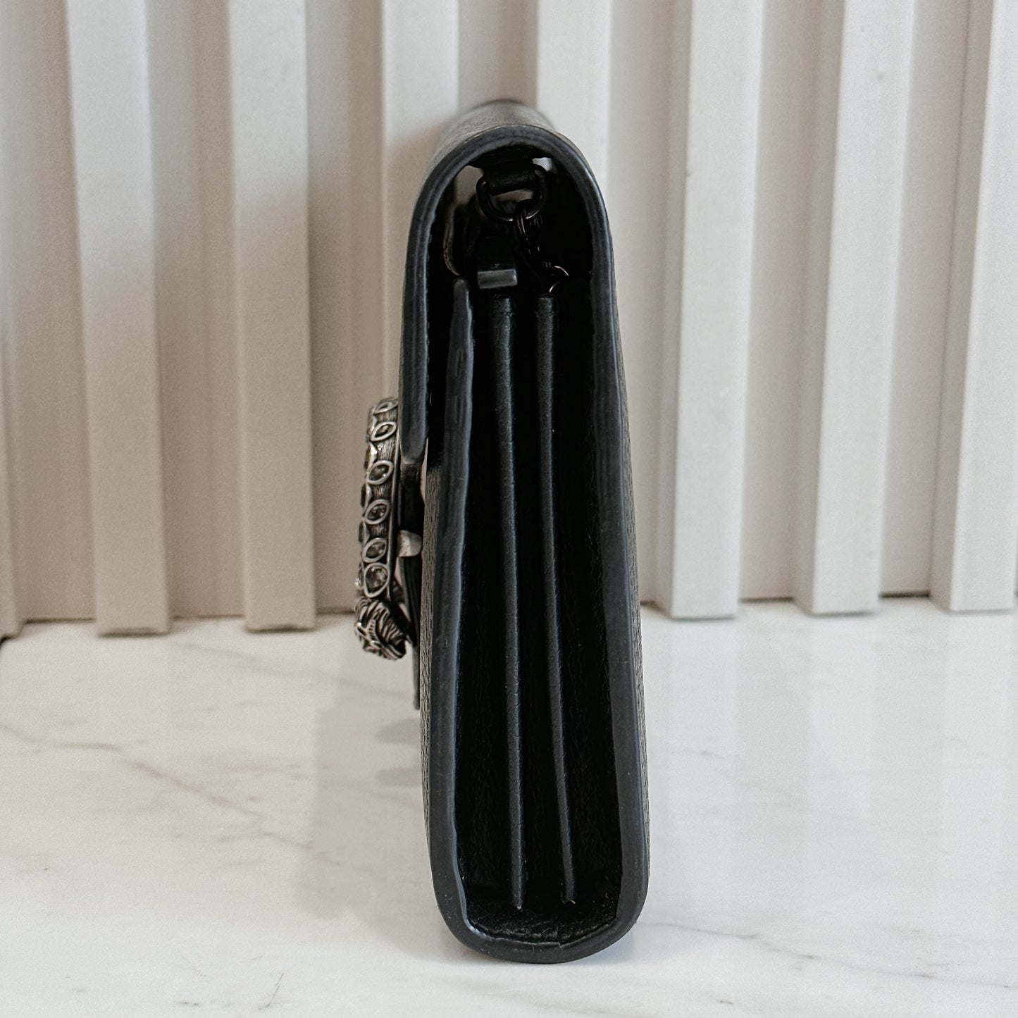 Gucci Dionysus Wallet On Chain in Black