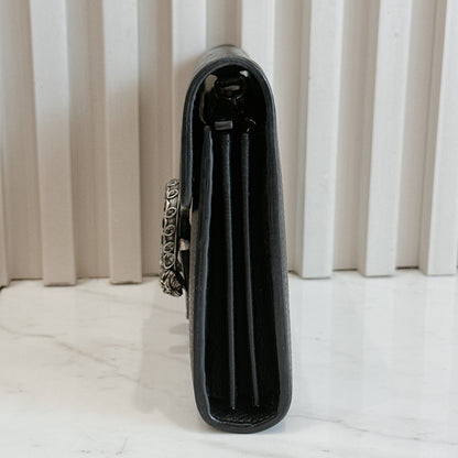 Gucci Dionysus Wallet On Chain in Black