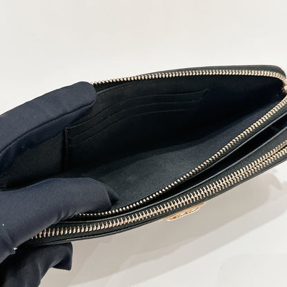 Chanel Boy Double Chain Pochette Black GHW