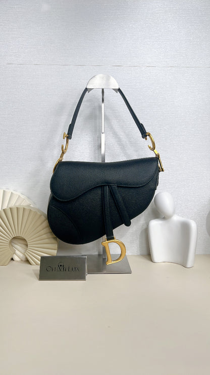 Dior Saddle Medium in Black