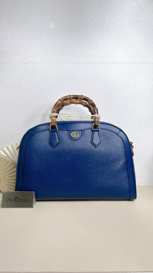 Gucci Diana Duffle in Blue Medium