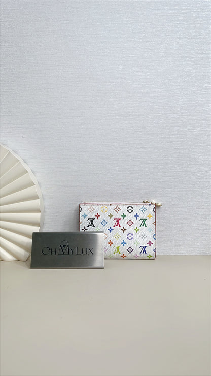 LV x Murakami Lisa Wallet