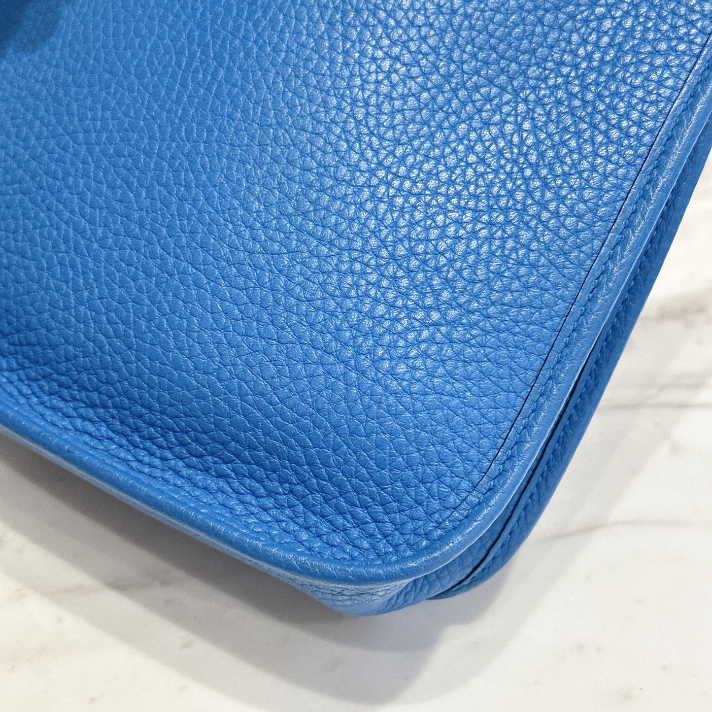 Hermes Mini Evelyne in Blue Zanzibar