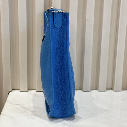 Hermes Mini Evelyne in Blue Zanzibar