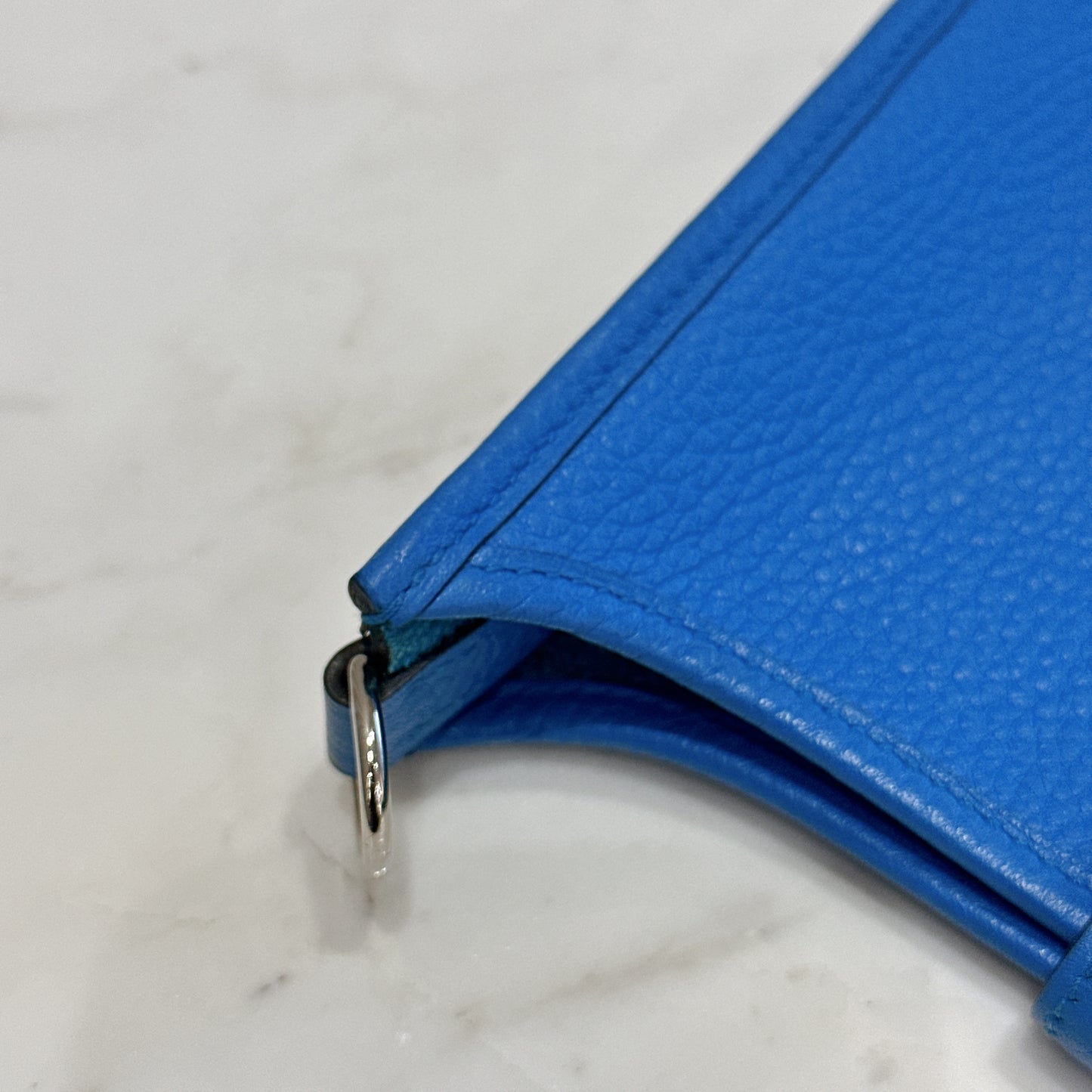 Hermes Mini Evelyne in Blue Zanzibar
