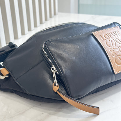 Loewe Puffy Bumbag in Black