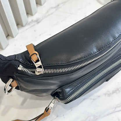 Loewe Puffy Bumbag in Black