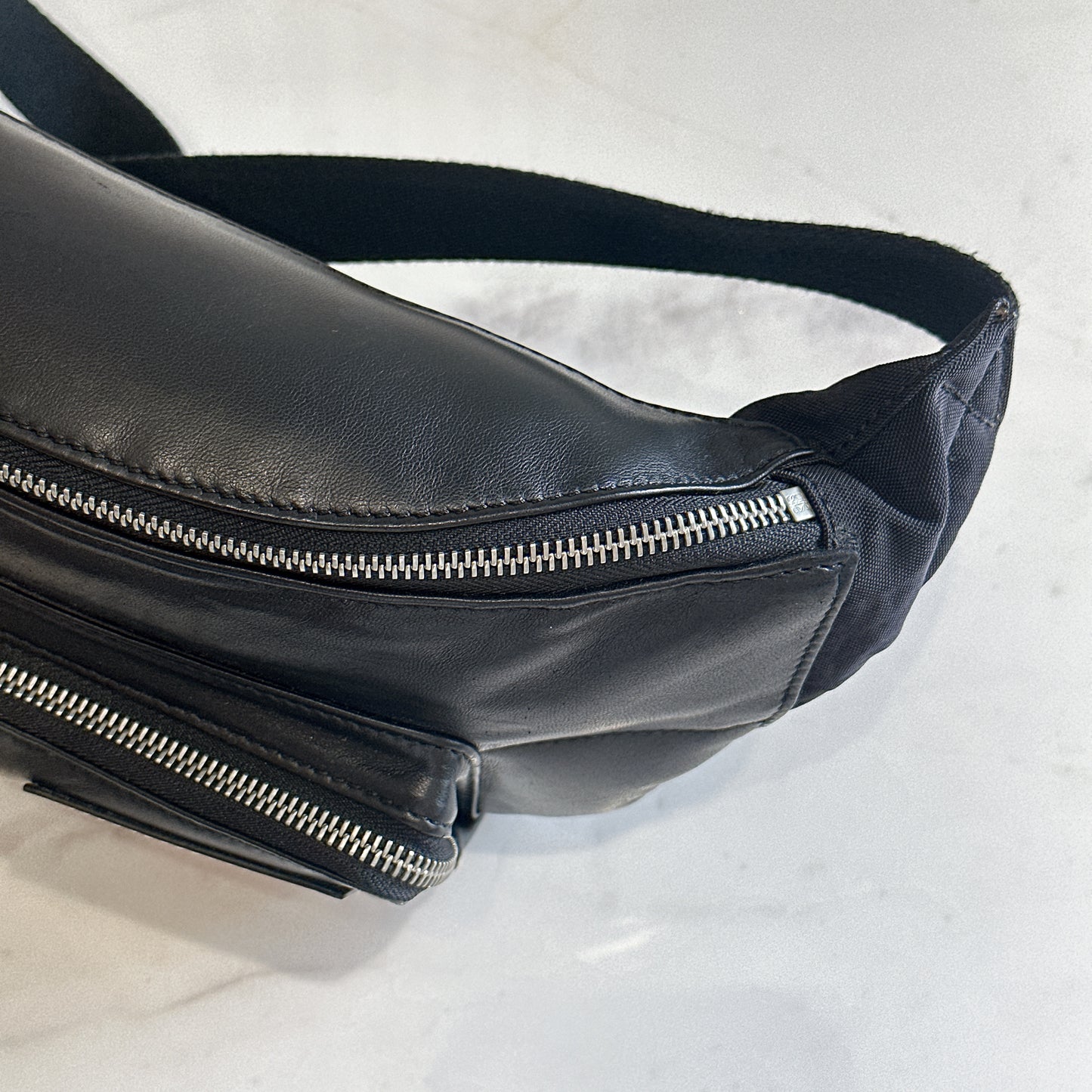 Loewe Puffy Bumbag in Black
