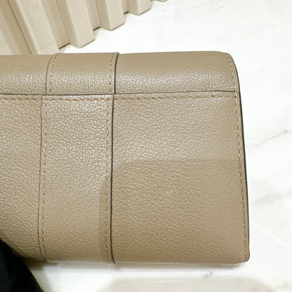 Delvaux Brillant Compact Wallet in Tourterelle
