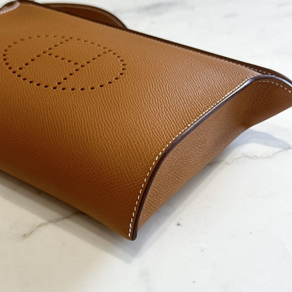 Hermes Videpoches in Gold