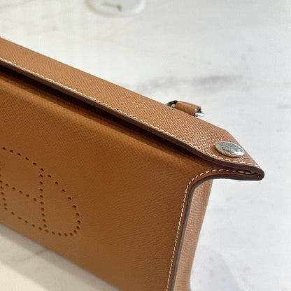 Hermes Videpoches in Gold
