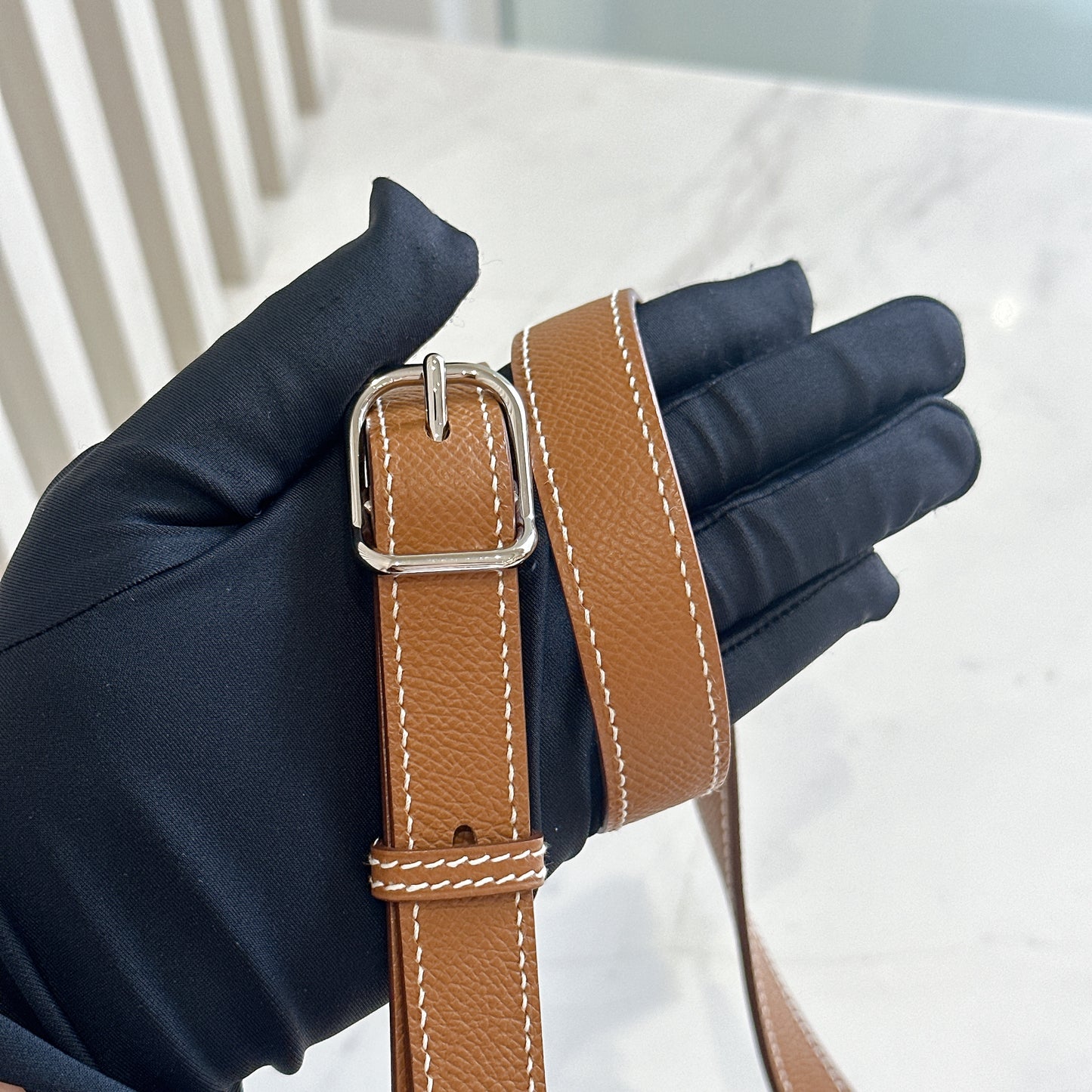 Hermes Videpoches in Gold
