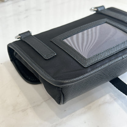 Prada Renylon and Saffiano Leather Crossbody Bag
