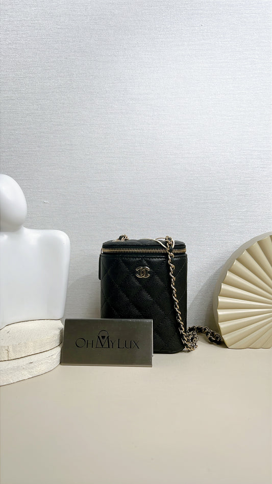 Chanel Mini Caviar Vanity Case