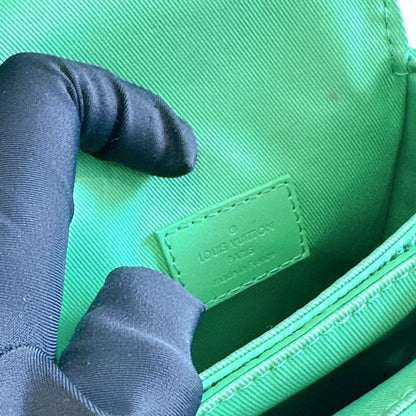 LV S-Lock Vertical Wearable Wallet in Green