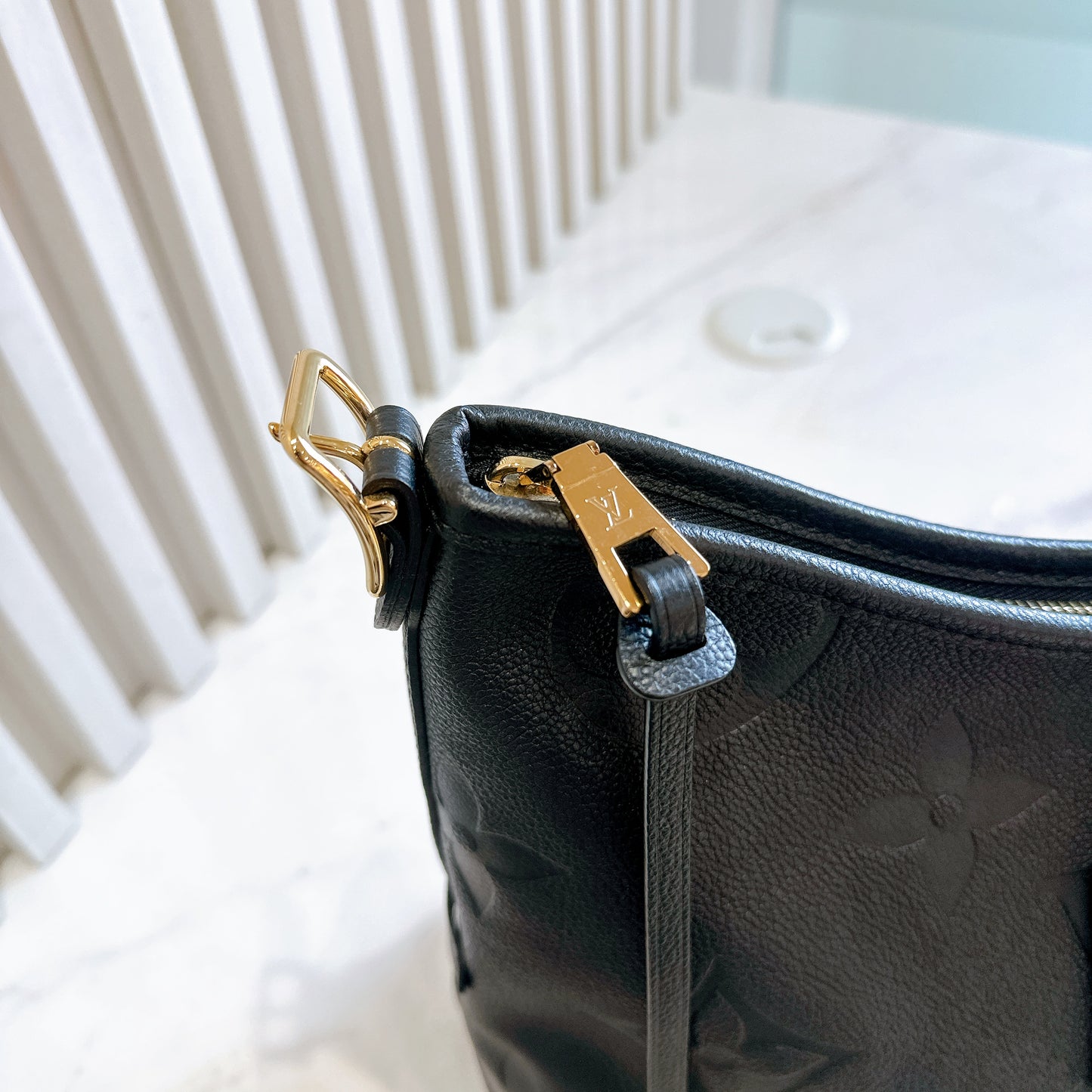 LV Carryall PM in Black Empreinte